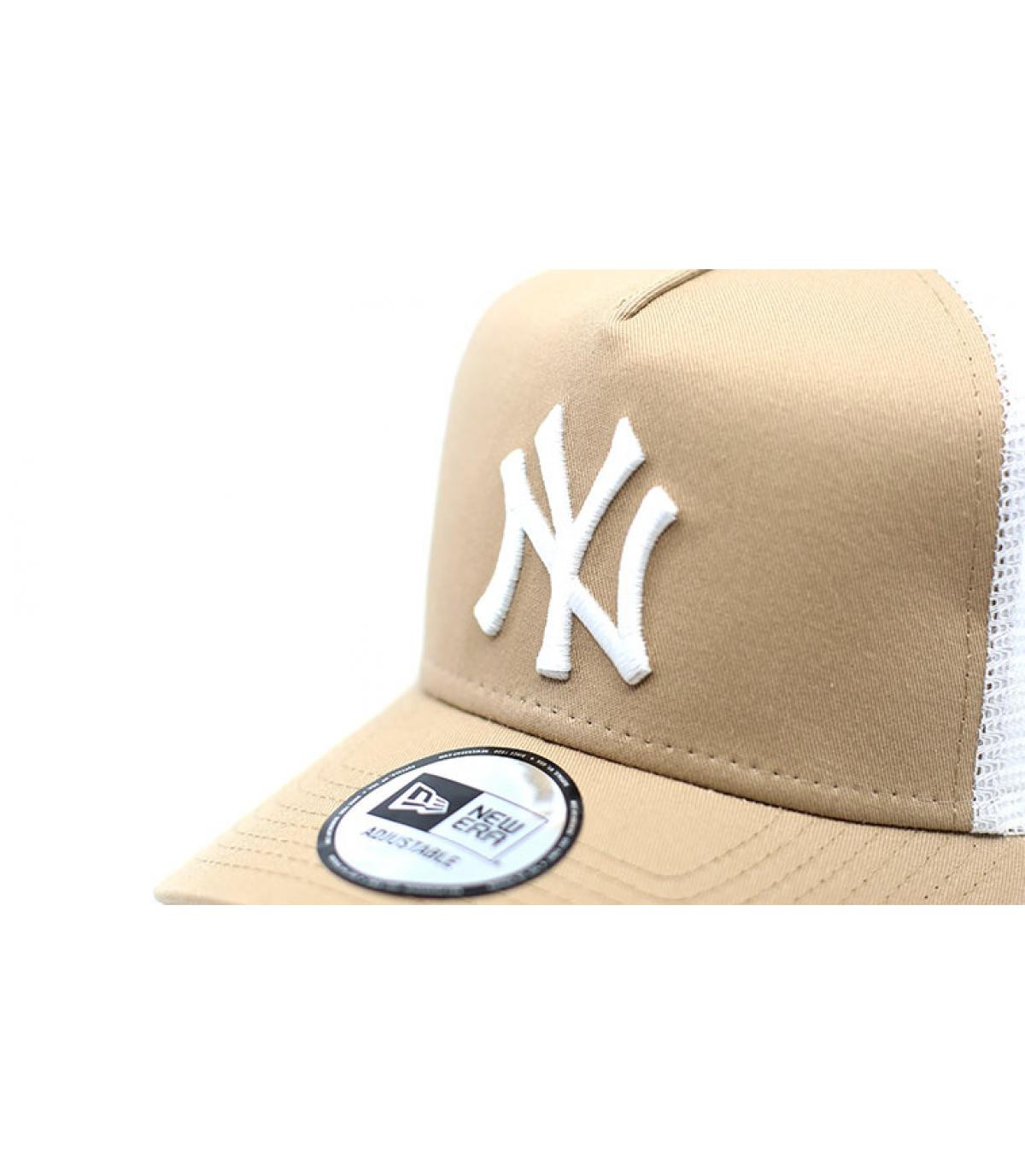 trucker NY beige bianco